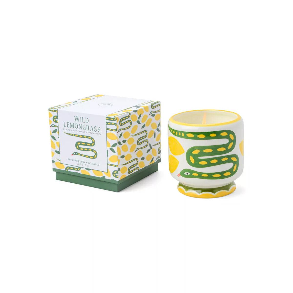 Bougie parfumée Adopo – Snake Wild Lemongrass