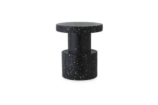 Tabouret-table d&rsquo;appoint noir Bit