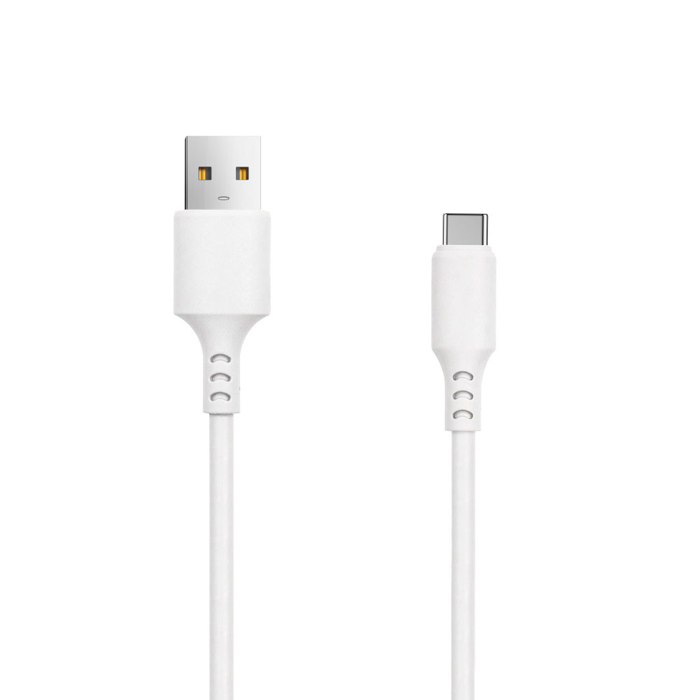 Setty Câble USB-C 2A – 1m (USB-A/USB-C) Blanc