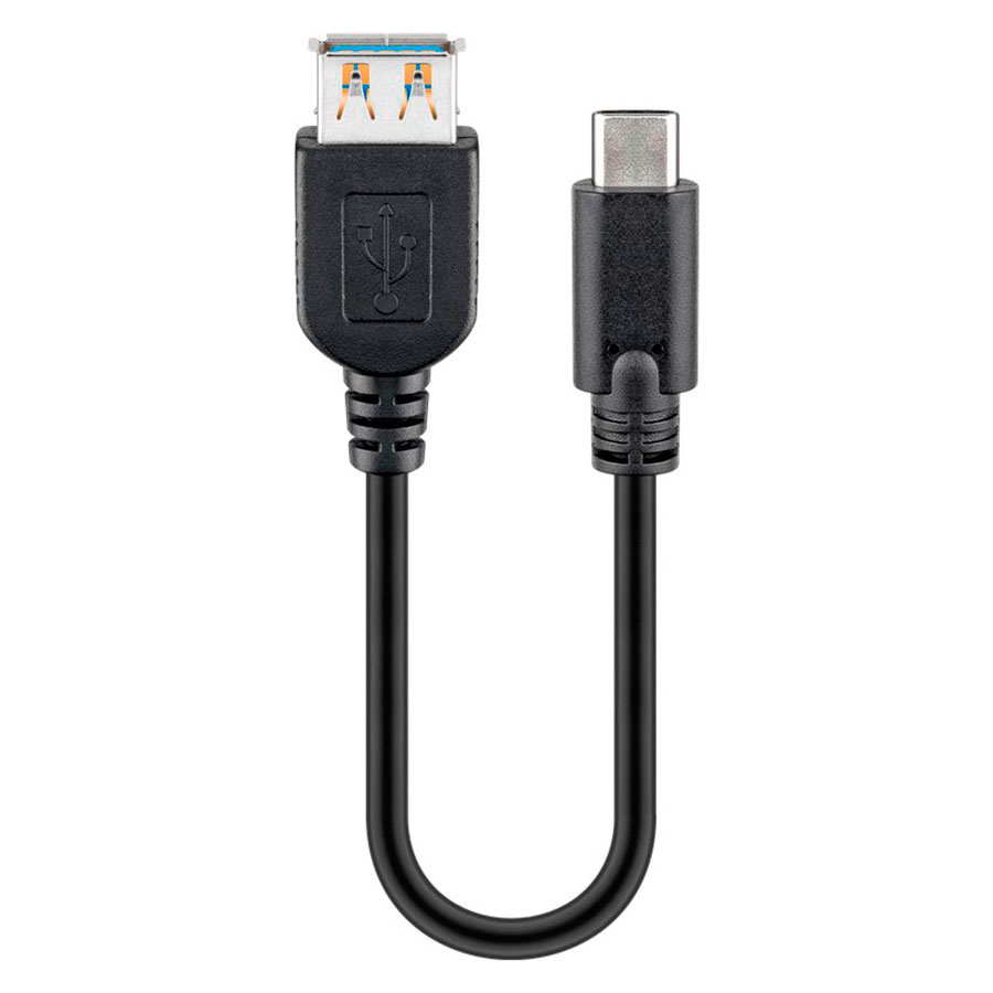 Goobay Câble rallonge USB-C 0,2 m (Mâle/Femelle)