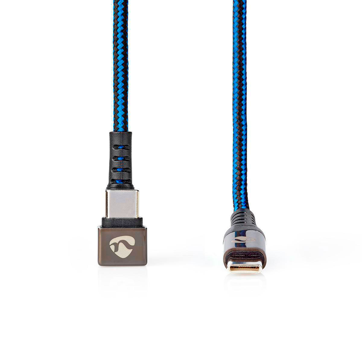 Câble Nedis USB-C vers USB-C – 2m Gaming 180° Bleu