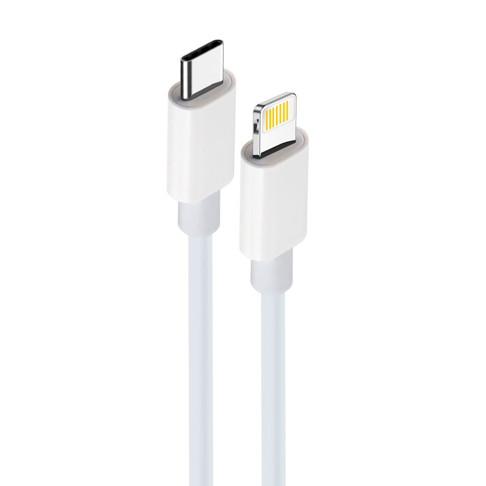 maXlife MXUC-05 Câble USB-C vers Lightning 20W – 2m – Blanc