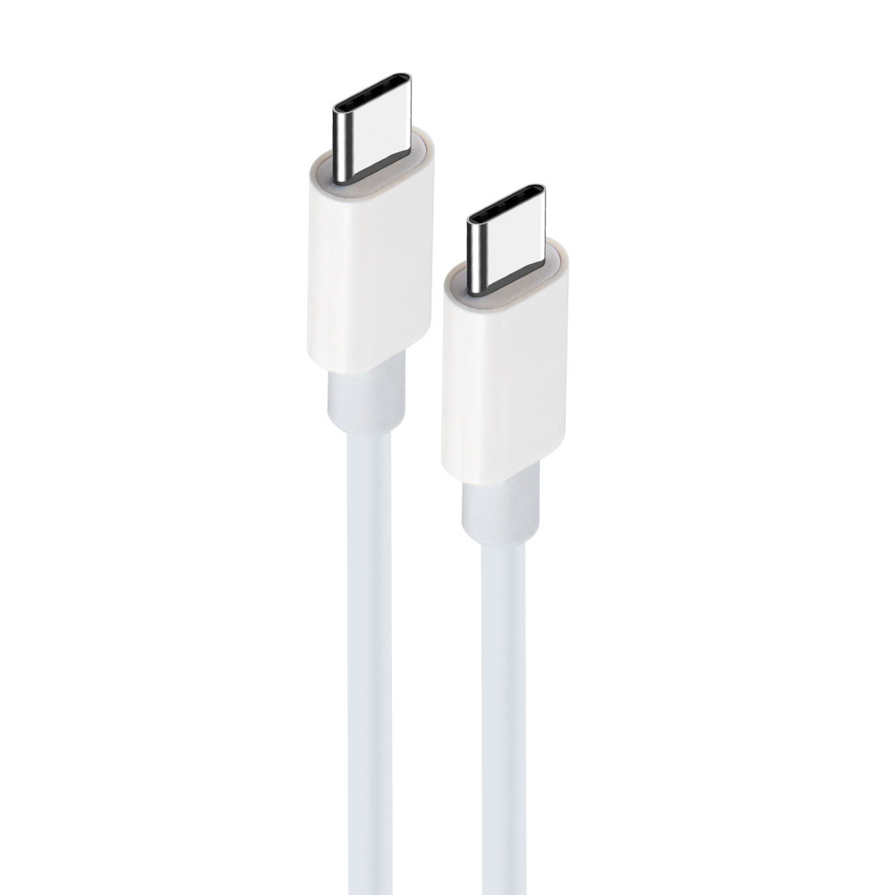 maXlife MXUC-05 Câble USB-C 60W – 2m (USB-C vers USB-C) Blanc